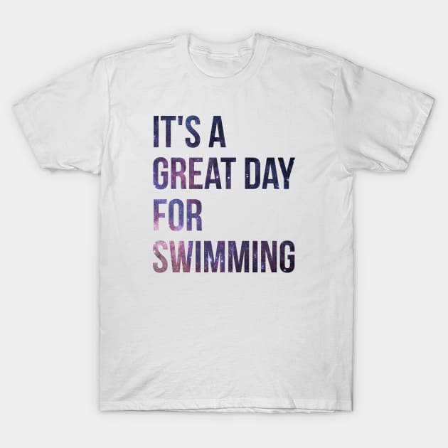 Swimming T-Shirt by OKDave